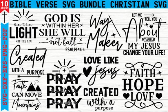 Christian Graphics for T-Shirt Designs