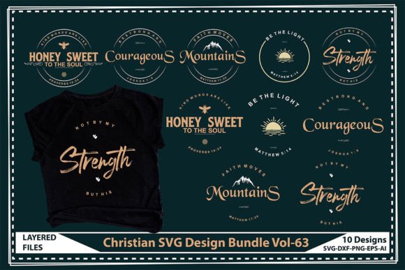 Christian SVG Bundle: Graphics & T-Shirt Designs