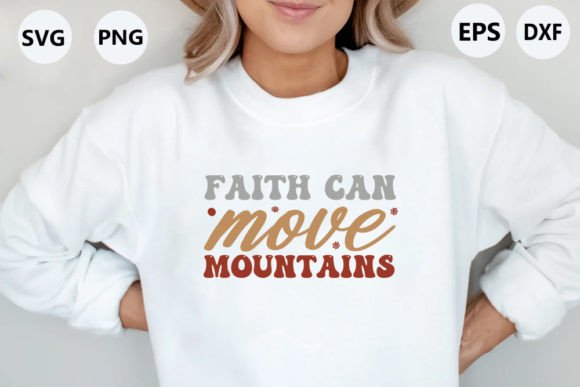 Faith Can Move Mountains: Christian Retro SVG Graphics Review