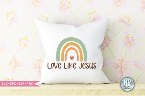 Love Life Jesus: Retro Graphics for T-Shirt Designs