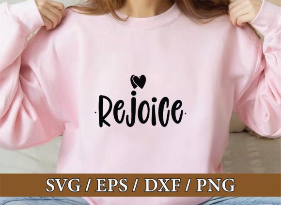 Rejoice Christian Svg Bundle: Graphics & T-Shirt Designs